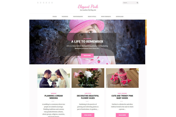 web Elegant Pink
